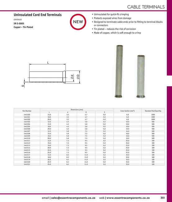 Essentra Components ZA - Essentra Components Catalogue ZA - Page 350-351