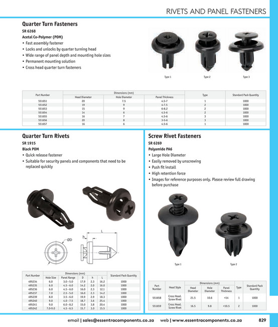 Essentra Components ZA - Essentra Components Catalogue ZA - Page 828-829